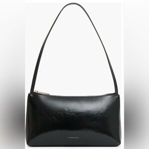 Mansur Gavriel Elegant Black Leather Shoulder Bag